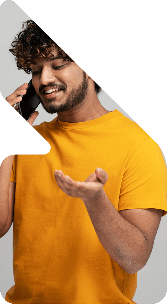 Image showing a man on the phone